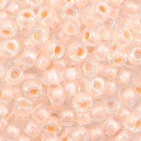 Miyuki rocailles Perlen 6/0 - Pearlized effect salmon pink 6-4604